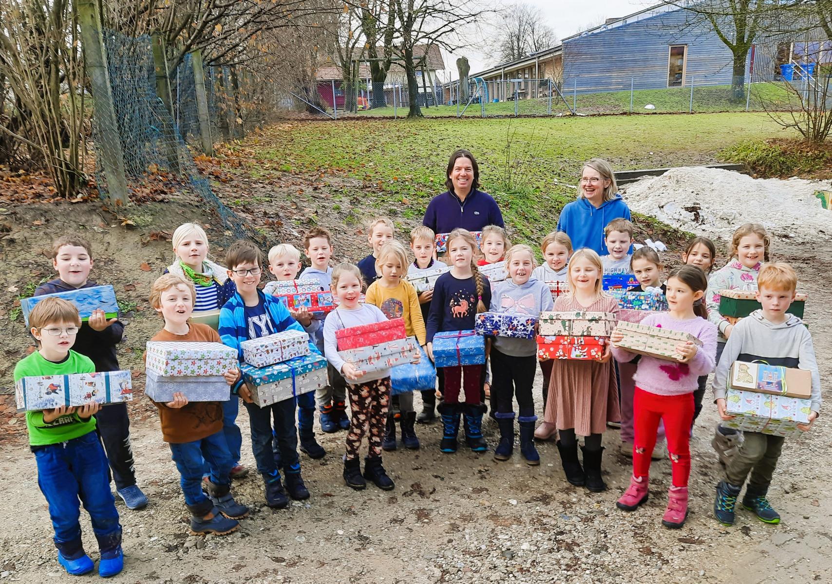 Weihnachten im Schuhkarton